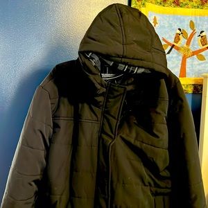 Super Warm Super Long Bass Quilted Black Winter Parka